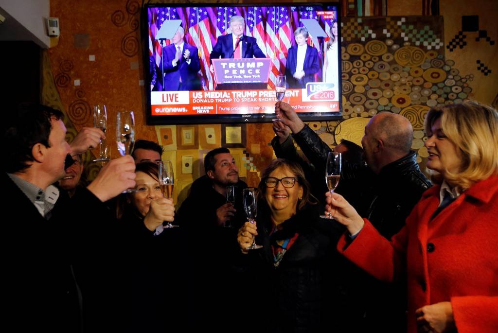 Cidade eslovena de Melania recebe vitória de Trump com alegria