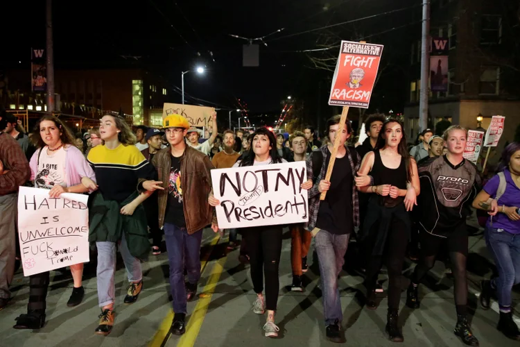 Protestos: "É um momento difícil para muitos americanos" (Jason Redmond/Reuters)