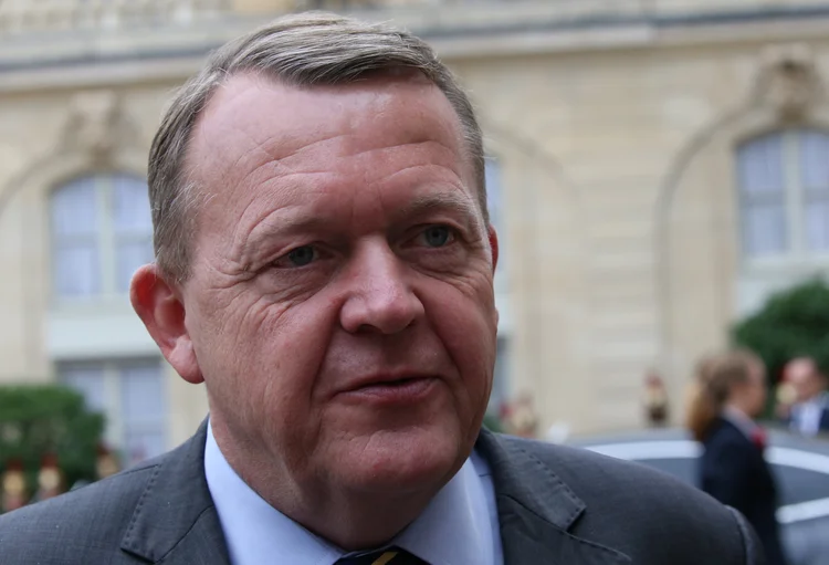 Lars Lokke Rasmussen, primeiro-ministro da Dinamarca: "Querem destruir liberdades democráticas" (Jacky Naegelen)