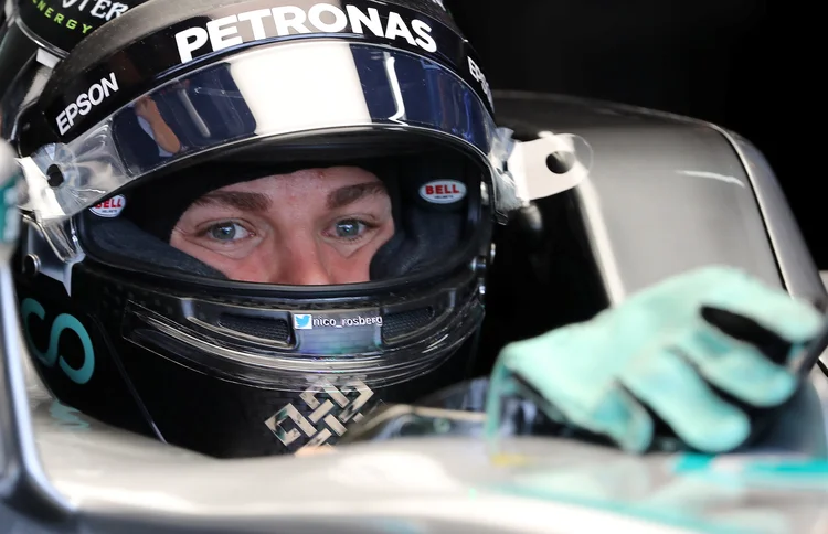 Nico Rosberg: Piloto ultrapassou Hamilton no fim da prova (Paulo Whitaker/Reuters)