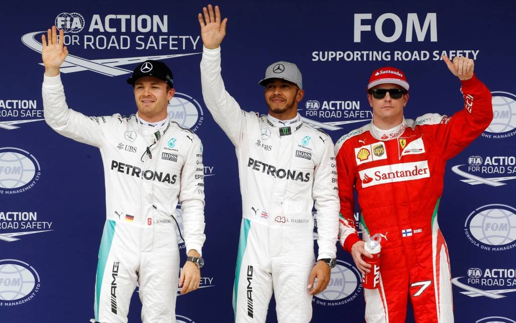 Em 2º no grid, Rosberg promete ultrapassar Hamilton na largada