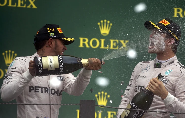 GP do Brasil: O alemão Nico Rosberg ficou em segundo lugar (Paulo Whitaker/Reuters)