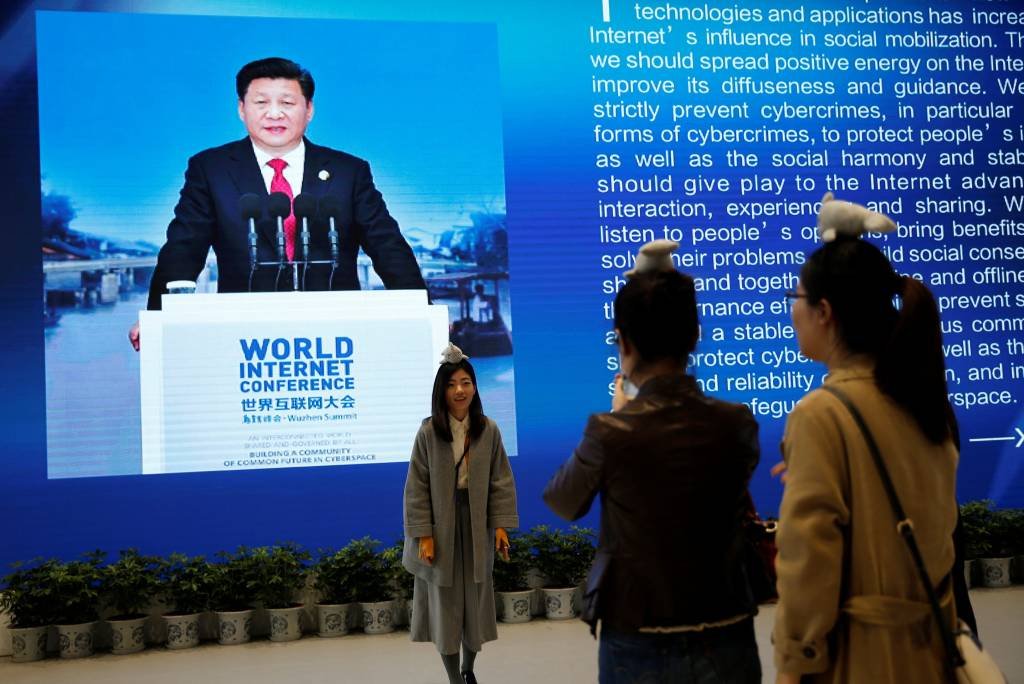 Xi Jinping: a conferência deste ano acontece após a entrada em vigor de uma nova lei no país (Aly Song/Reuters)
