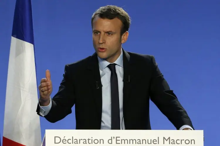 Emmanuel Macron: "a sociedade que eu quero será livre de restrições e bloqueios e protetora dos mais fracos"