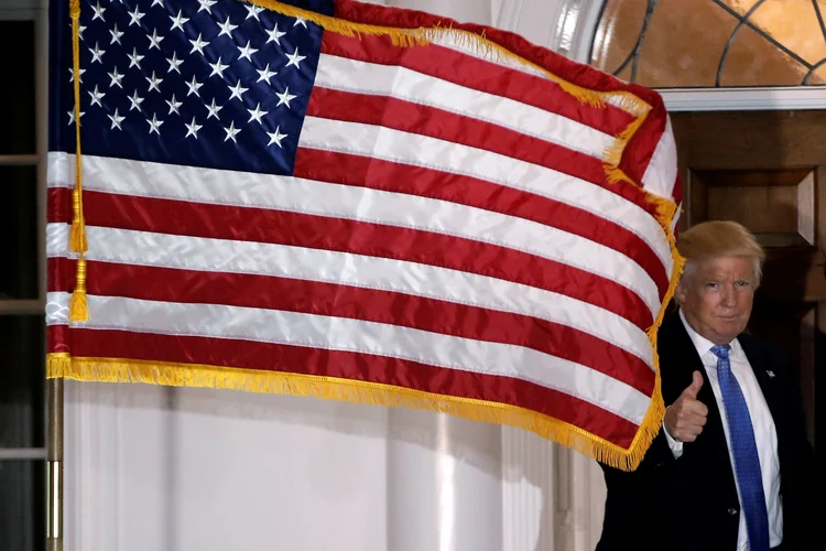 Donald Trump: Por enquanto, essa foi a única manifestação do presidente dos EUA (Mike Segar/Reuters)
