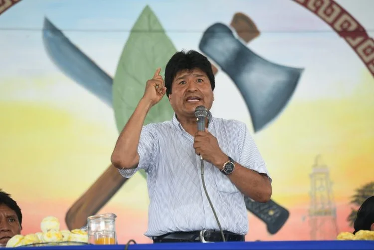 Evo Morales: "Fidel demonstrou ao mundo que não há império perpétuo, nem poder imperial" (Reynaldo Zaconeta/Presidência da Bolívia/Reuters)
