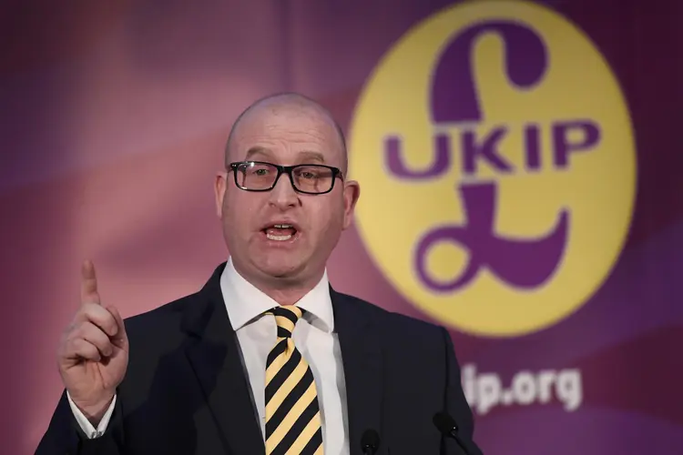 Paul Nuttall: o Ukip atravessa uma fase muito difícil (Toby Melville/Reuters)