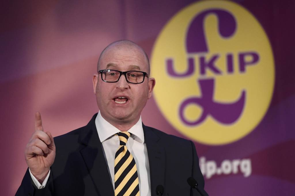 Paul Nuttall é eleito líder do partido britânico antieuropeu