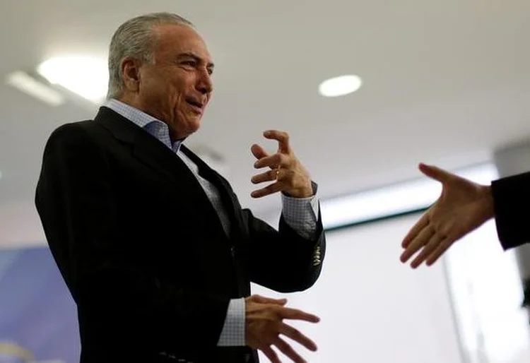 Temer: "Reconheço, não posso ignorar, o fato de que neste último mês, de novembro, a confiança caiu um pouco, em face de vários incidentes de natureza política" (Ueslei Marcelino/Reuters)