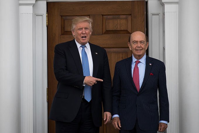 Wilbur Ross afirma que Trump o nomeou como secretário de Comércio