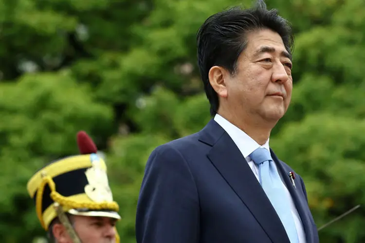 Shinzo Abe: "Essas políticas econômicas livres e abertas são promovidas firmemente pelo presidente Macri e apoiadas pelo governo japonês" (Agustin Marcarian/Reuters)