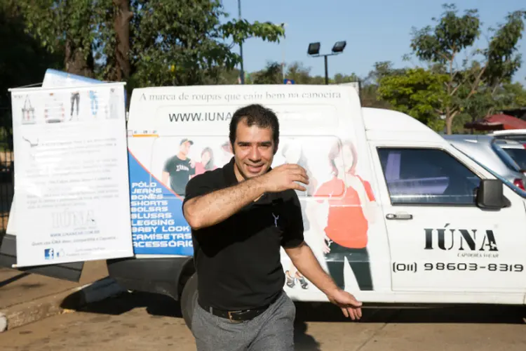 Wescley Tinoco, da Iúna Capoeira Wear: "Pensei na possibilidade de uma marca que representasse meu esporte, que eu gostasse de usar" (Patricia Cruz/Jornal de Negócios do Sebrae/SP)