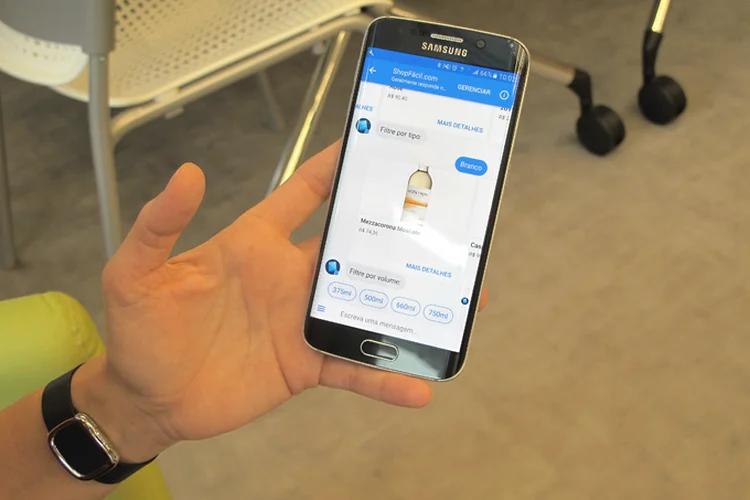 ShopFácil: o bot usa machine learning para aprender qual é o perfil do usuário (Visa/Divulgação)