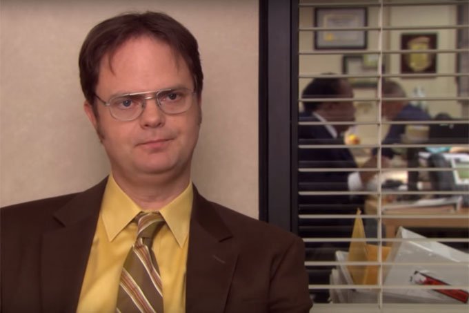 Puxa-sacos: Dwight Schrute da série The Office é um clássico (Reprodução)