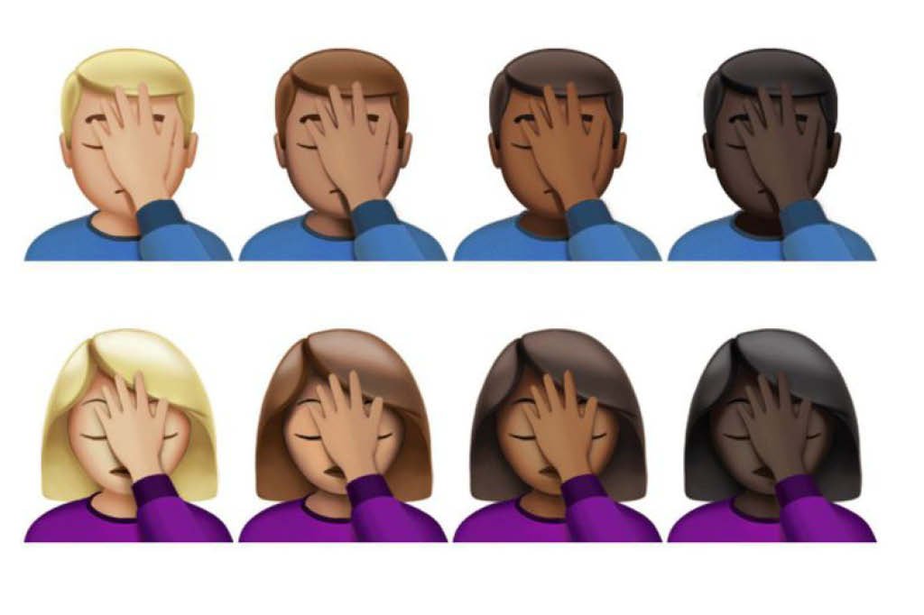 Apple anuncia Facepalm e mais 71 novos emojis. Confira