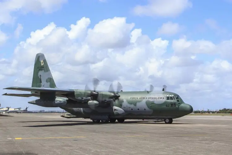 Força Aérea Brasileira: a FAB informou que ainda não há previsão de horário de partida (FAB/Divulgação)