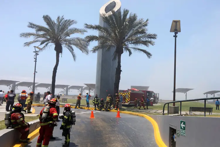 Incêndio: "São cinco mortos: quatro homens e uma mulher. Todos morreram por asfixia e a mulher também tem queimaduras de segundo grau" (Guadalupe Pardo/Reuters)