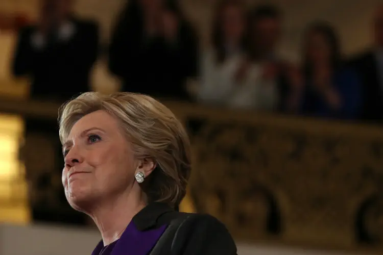 Hillary: a democrata comentou que o ataque cibernético não foi só contra sua campanha, mas "contra o país" (Justin Sullivan/Getty Images)