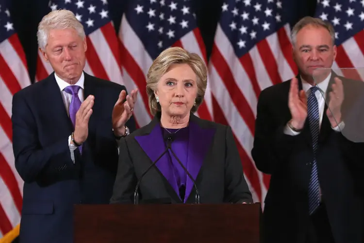 Hillary Clinton: democrata perdeu a eleição presidencial para o republicano Donald Trump (Justin Sullivan/Getty Images)