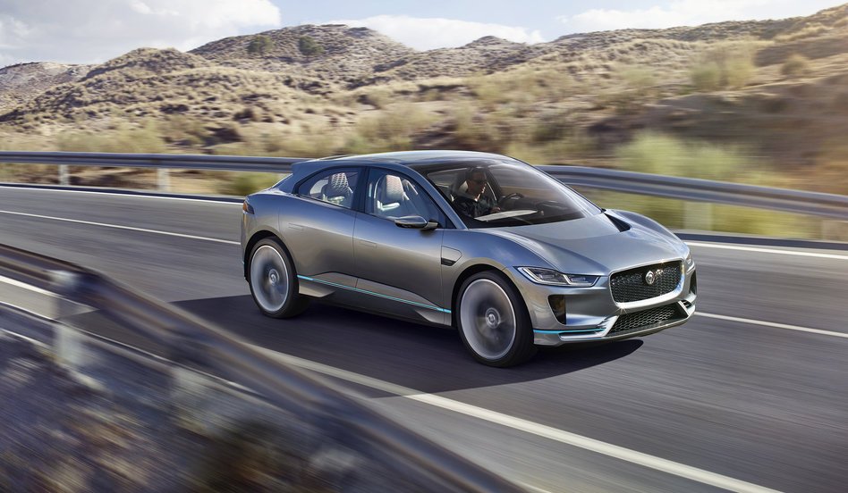 Jaguar revela o I-Pace, SUV elétrico que será produzido em 2018