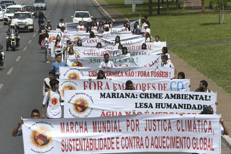 Brasília: a expectativa é que as autoridades se sensibilizem para tomar medidas efetivas de controle da temperatura global (Antonio Cruz/Agência Brasil)