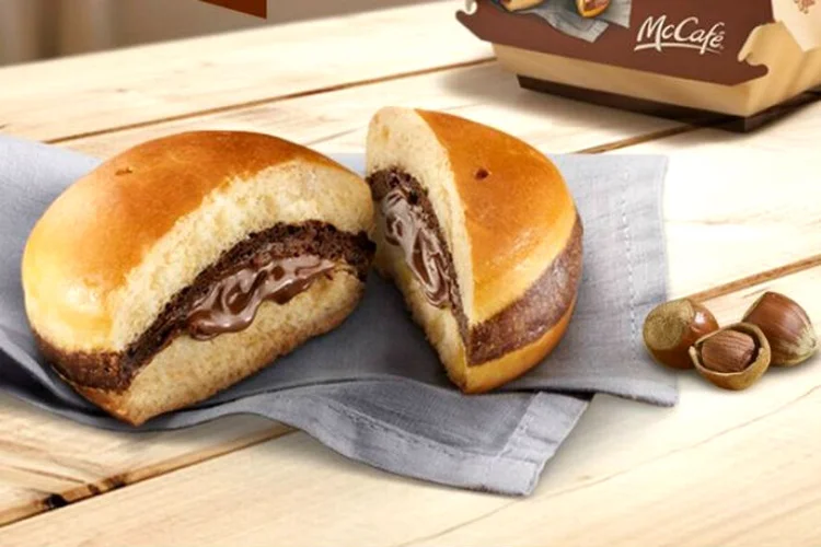 Sweet con Nutella: pão doce criado pelo McDonald's da Itália (McDonald's/Divulgação)