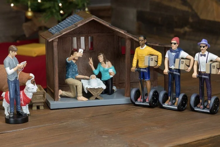 Modern Nativity criou um presépio hipster para a nossa atualidade assolada por mudanças causadas pelos millennials (Reprodução/AdNews)