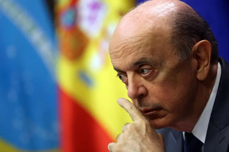 José Serra: chanceler deu notícias sobre seu estado de saúde pelo Twitter (Susana Vera/Reuters)