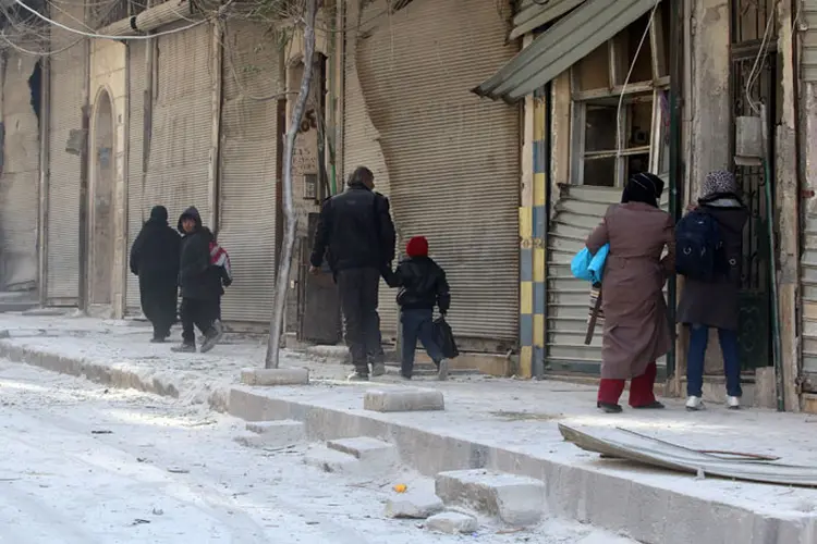Síria: o projeto de resolução foi negociado durante semanas (Abdalrhman Ismail/Reuters)