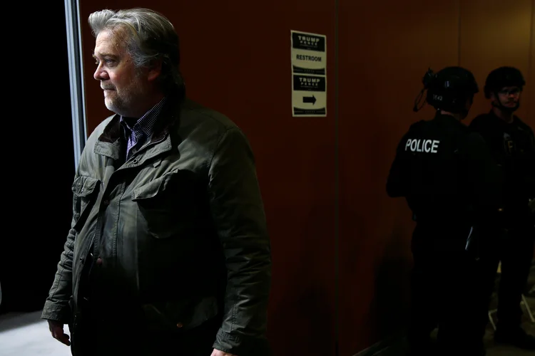 Steve Bannon: sua nomeação para um alto posto de governo despertou consternação entre os democratas (Carlo Allegr's/Reuters)