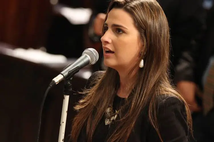 Clarissa Garotinho: a deputada é secretária de Desenvolvimento, Emprego e Inovação do Rio (Câmara dos Deputados/Divulgação)