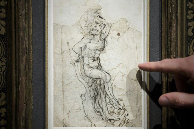 Desenho perdido de Da Vinci é encontrado na França