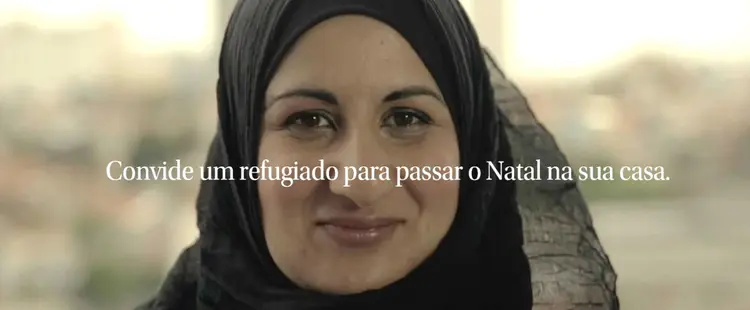 Campanha de Natal: projeto pede para famílias brasileiras acolherem refugiados para ceia (Migraflix/Reprodução)