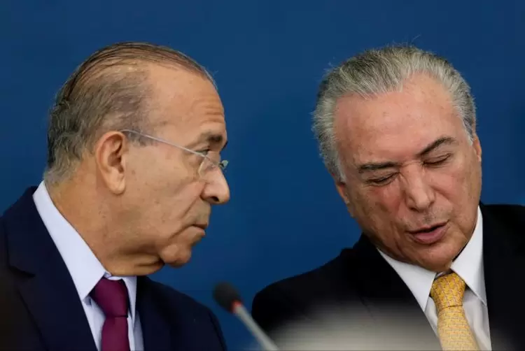 Eliseu Padilha e Michel Temer: reunião também deverá contar com a participação do líder do governo no Congresso (Ueslei Marcelino/Reuters)