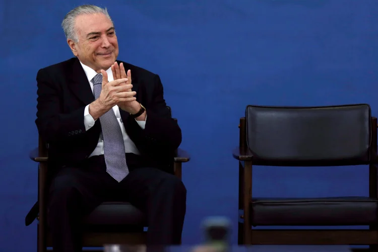 Michel Temer: "esse reforço da segurança em nome da vida é muito mais importante que inaugurar obras milionárias" (Ueslei Marcelino/Reuters)