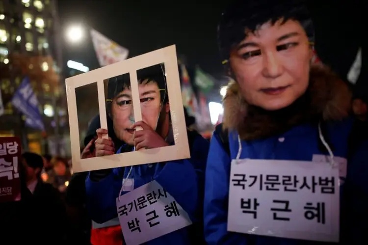 Coreia do Sul: data é o último dos dias possíveis dentro da janela de 60 dias permitida pela Constituição (Kim Hong-Ji/Reuters)