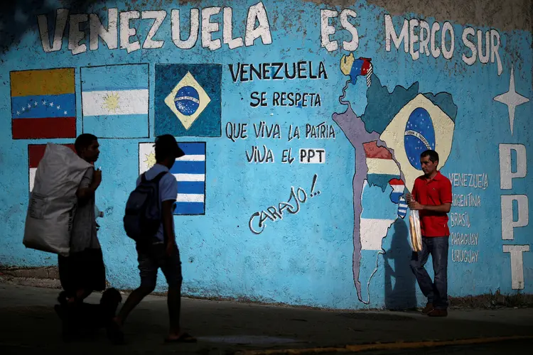 Mercosul: "A Venezuela cumpriu 95% das normas do Mercosul. Há governos dos fundadores que não cumpriram, alguns estão com 70%", afirmou Maduro (Ueslei Marcelino/Reuters)