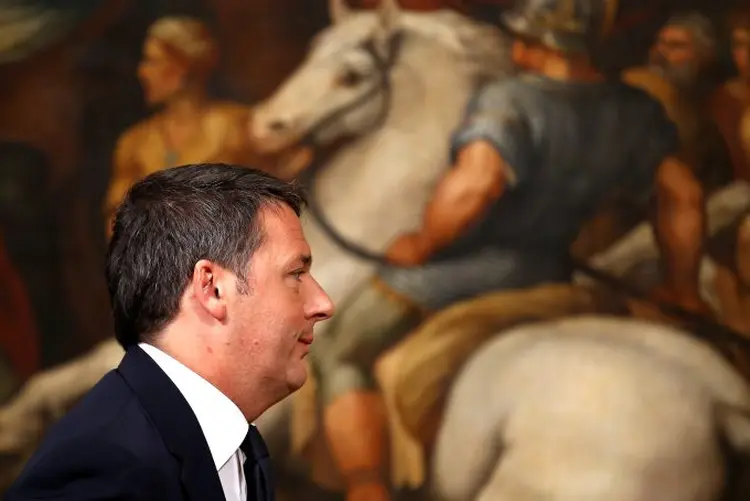 Matteo Renzi: ele considera que a lei de orçamentos é "uma ótima lei" (Alessandro Bianchi/Reuters)