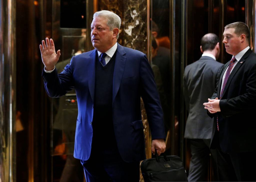 Trump se reúne com ex-vice e ativista ambiental Al Gore