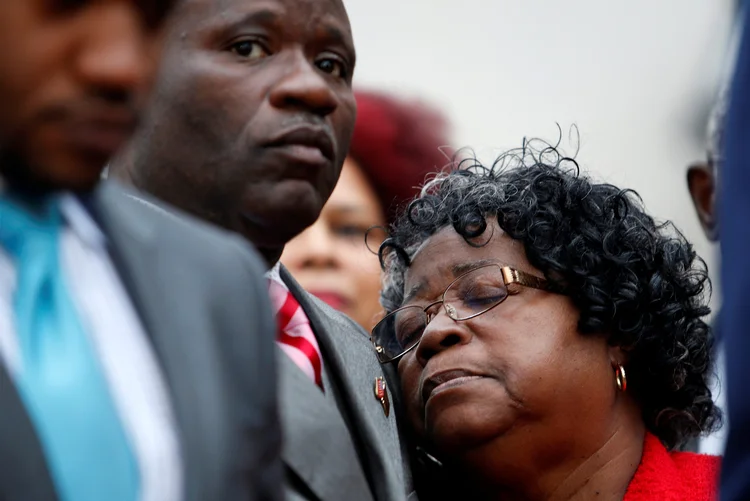 Julgamento: a mãe da vítima disse que está confiante em vencer no próximo julgamento (Randall Hill/Reuters)
