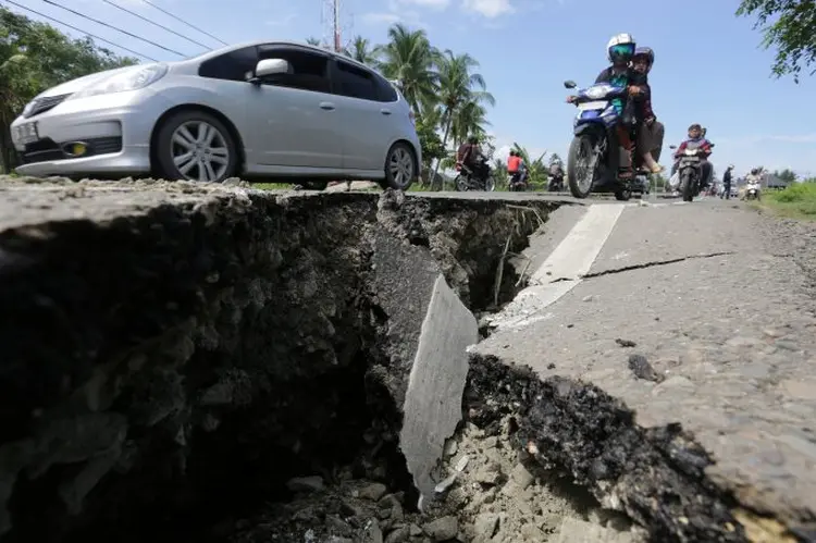 Terremoto: a província já foi devastada por um terremoto e um tsunami em 2004 (Antara Foto/Irwansyah Putra/Reuters)