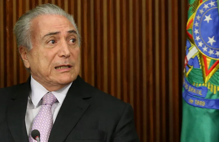 Michel Temer: "nós estamos começando a sair da recessão", afirmou o presidente (Adriano Machado/Reuters)