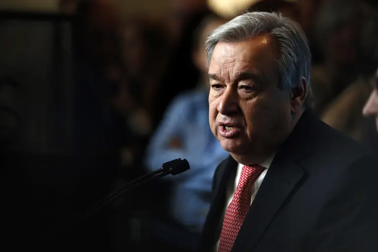 António Guterres: o secretário-geral expressou sua "grave preocupação" pela situação na Síria (Lucas Jackson/Reuters)
