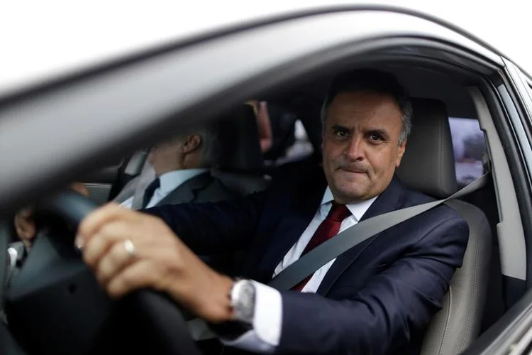 Aécio Neves: Polícia Federal também cumpre mandados nesta manhã no Congresso Nacional, onde faz buscas nos gabinetes de senador (Ueslei Marcelino/Reuters)