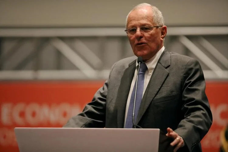 Pedro Pablo Kuczynski, presidente do Peru, sobre Odebrecht: "eles vão ter que vender seus projetos. Muitos deles são muito bons" (Guadalupe Pardo/Reuters)