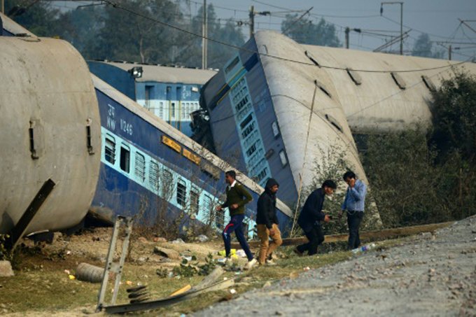 Acidente de trem deixa dois mortos na Índia