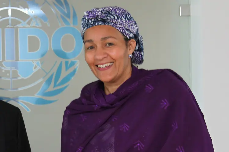 Amina J. Mohammed: O secretário-geral eleito anunciou que a diplomata brasileira Maria Luiza Ribeiro Viotti será sua chefe de gabinete (UNIDO/Flickr)