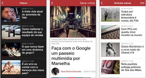 O app EXAME.com, versão 2.0, acaba de estrear na loja da Apple!