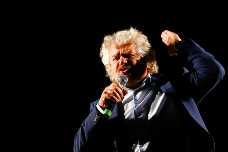 Beppe Grillo: comediante se tornou a voz dos italianos insatisfeitos com a classe política tradicional na Itália (Remo Casilli/Reuters)