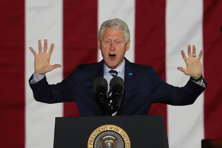 Bill Clinton: durante a campanha, Trump atacou o marido de sua rival, a ex-secretária de Estado democrata Hillary Clinton